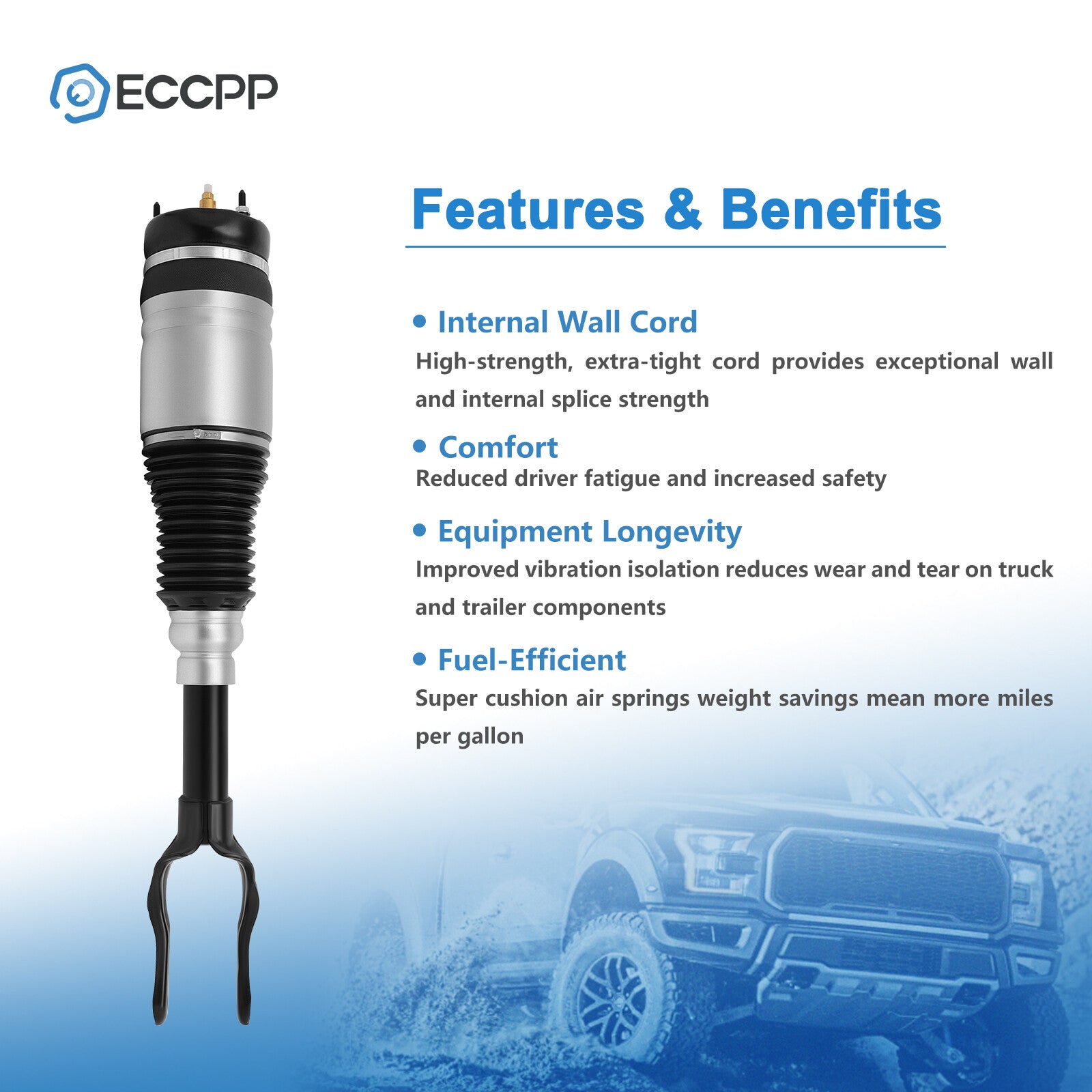 Front Left Air Suspension Shock For Jeep Grand Cherokee WK2 Overland Summit 6B93BC-57
