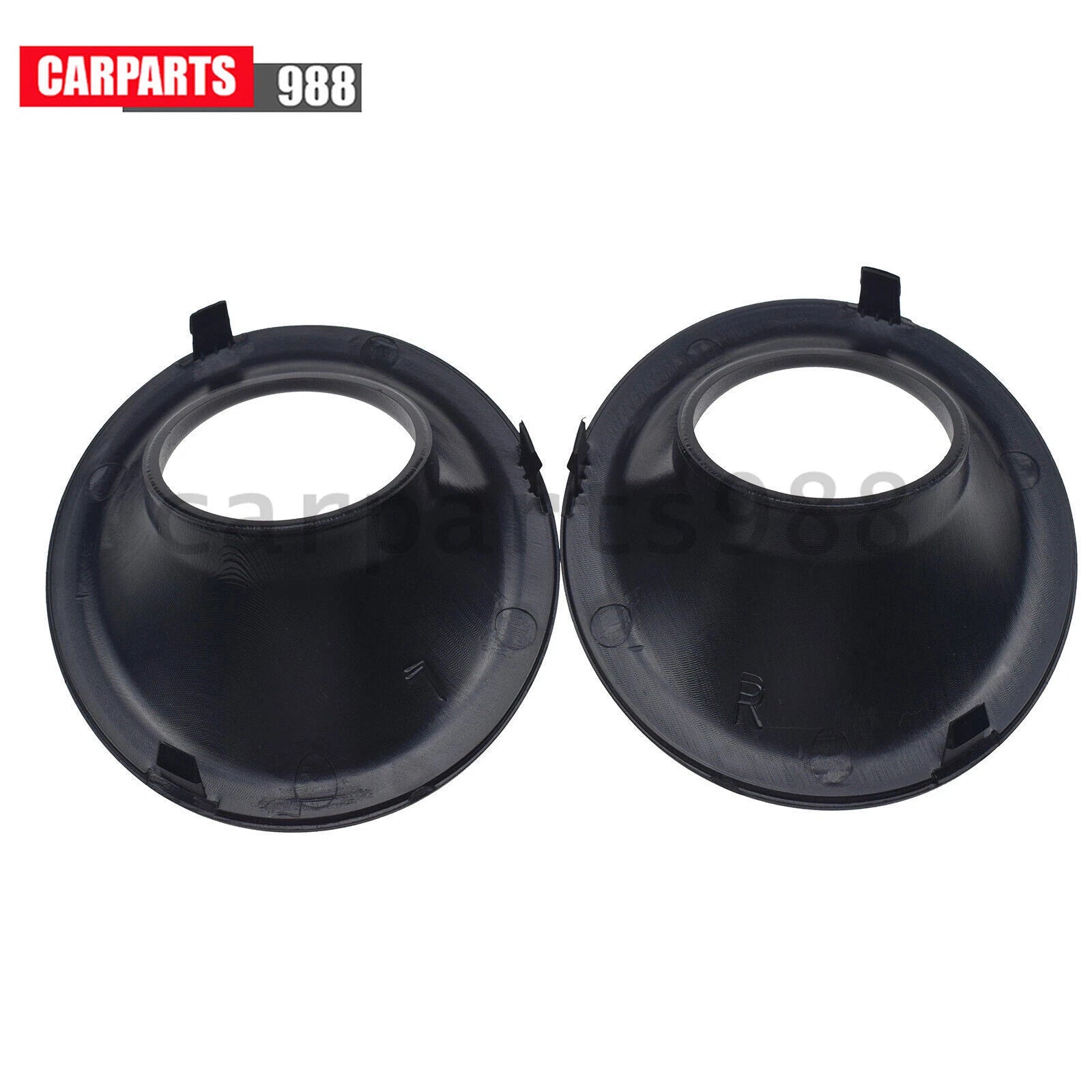 Pair Left Right Front Bumper Fog Light Bezel Cover For 2015-23 Dodge Challenger 6B93BC-57