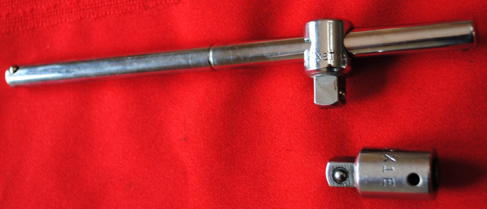 Mac Tools 3/8 Drive T-Handle Bar X8T & Extension X1E-1" Nice MAC