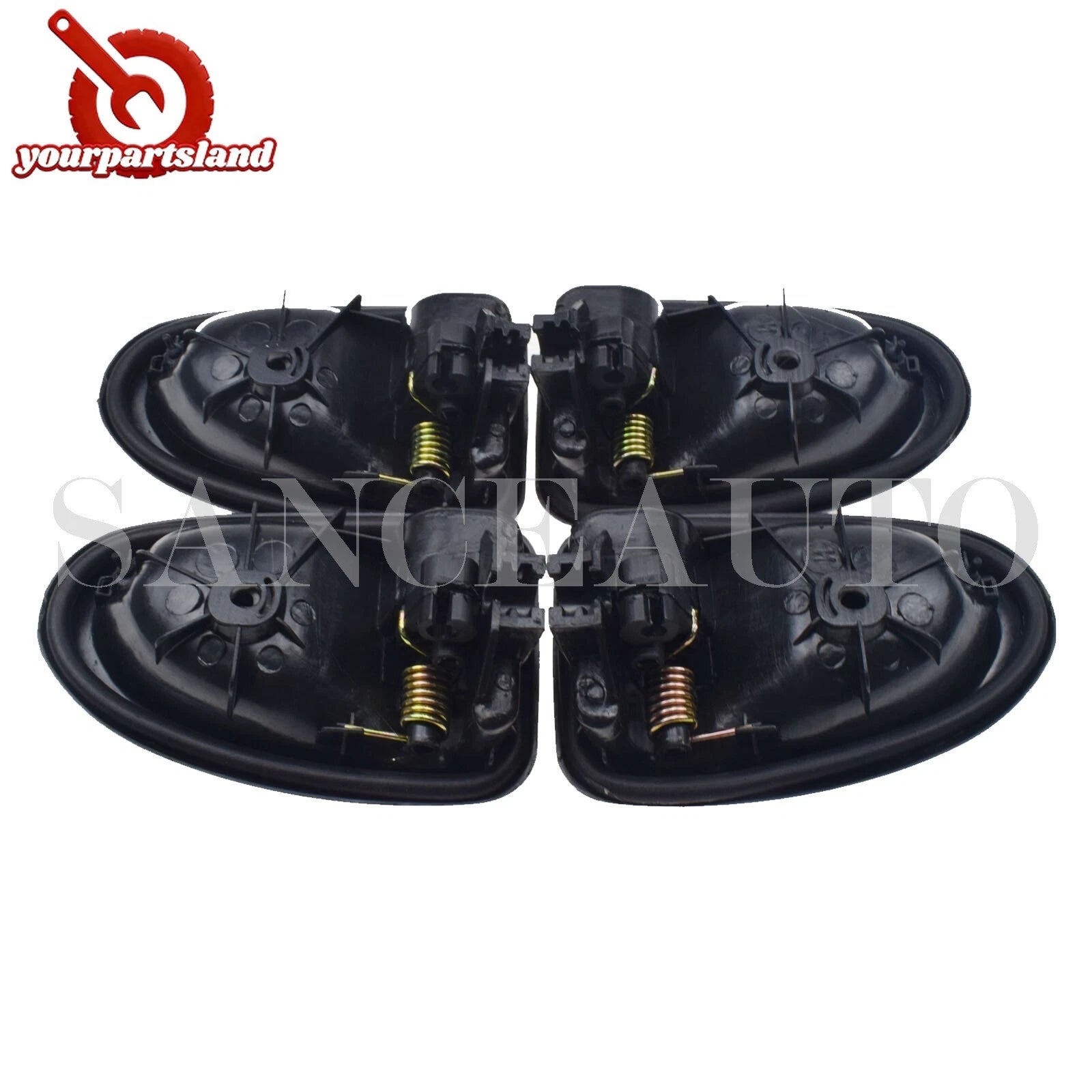 4PCS Left Right Inside Interior Door Handle for RENAULT CLIO SCENIC TRAFIC 6B93BC-57