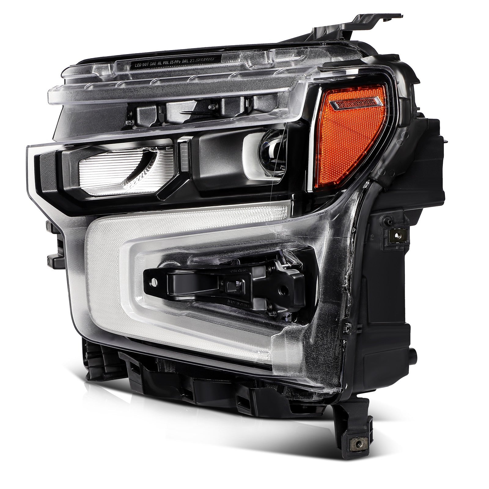 For 2024-2022 Chevy Silverado 1500 Headlight Assembly Left Driver Side w/LED DRL 6B93BC-57