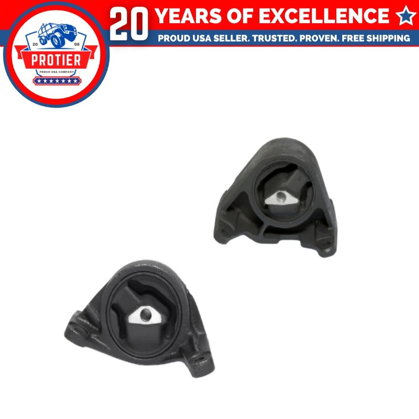 Motor & Trans Mount 3PCS Set Compatible for 2004 Jeep Liberty 3.7L 4WD Manual 6B93BC-57
