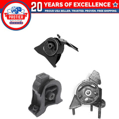 Motor Mount Set 3PCS for 1993 - 1997 Toyota Corolla 1.6L / 1.8L for Manual 6B93BC-57