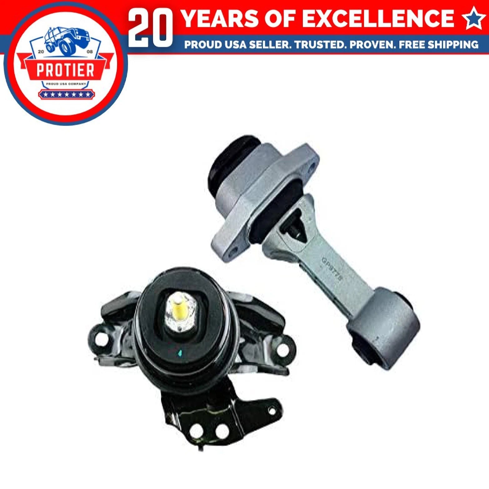 Fits 2012-2017 Hyundai Azera/Kia Cadenza 3.3L Motor & Torque Strut Mount : 6B93BC-57