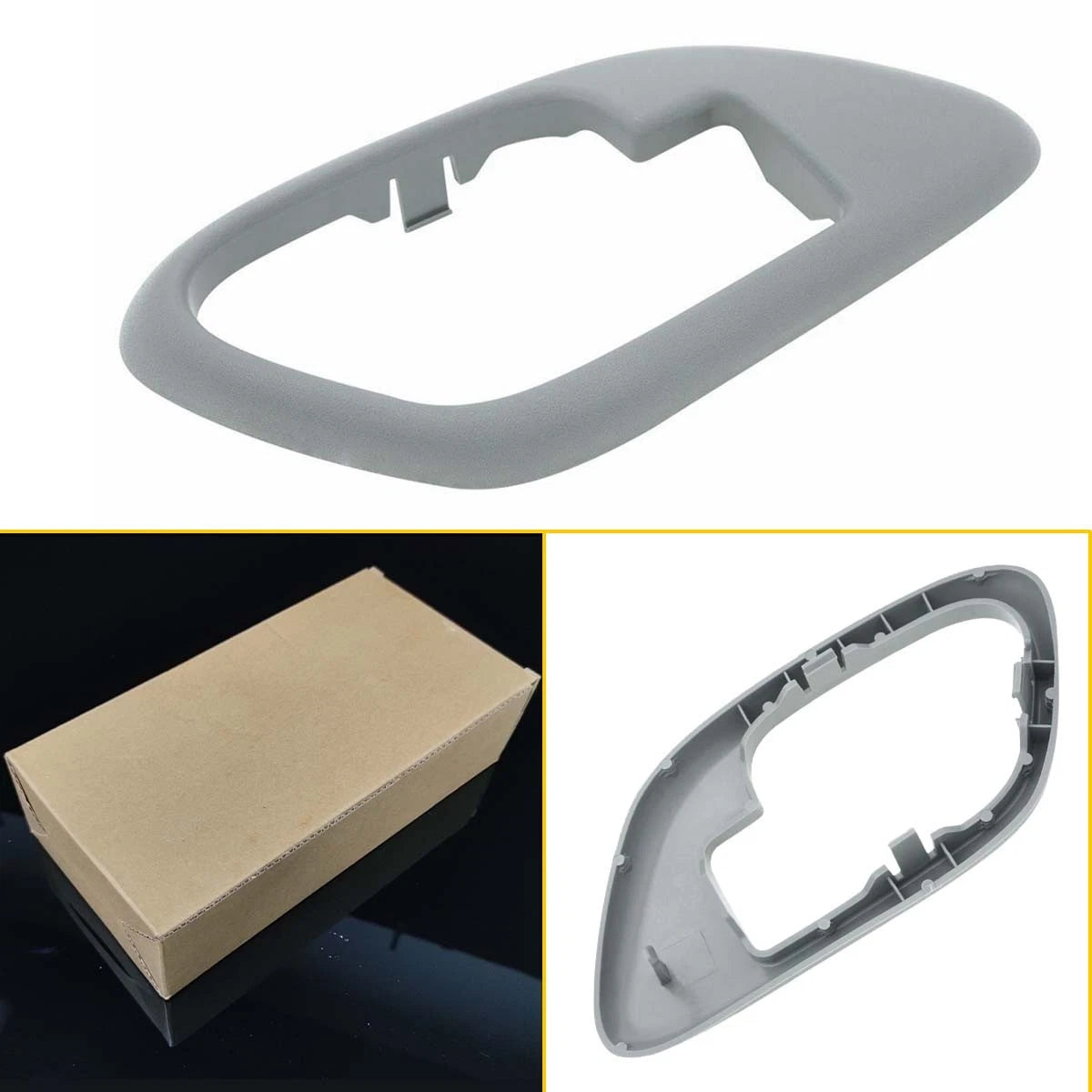 Inside Interior Door Handle Bezels Trim Gray for 95-98 C1500 Sierra Special EOA 6B93BC-57