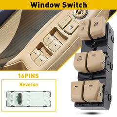 Beige Left Driver Master Door Window Power Switch For Hyundai Elantra 2011-15 EA 6B93BC-57
