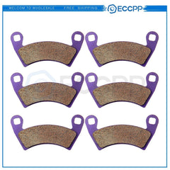 3 Pair Brake Pads For Polaris 4x4 EFI EPS Ranger Crew 800 2010-12 Carbon Fiber 6B93BC-57