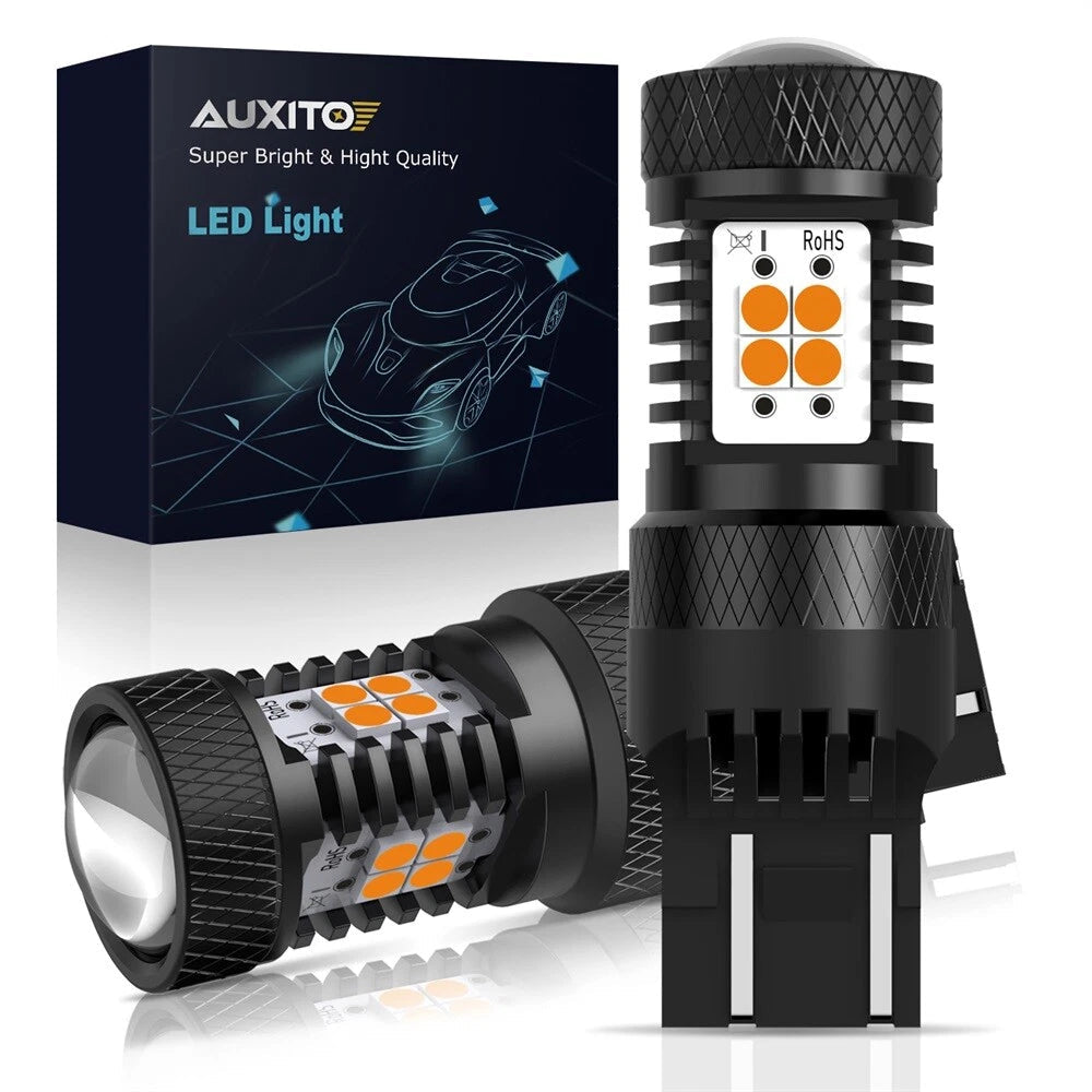 AUXITO 7443 7440 LED Turn Signal Light Anti Hyper Flash Amber Error Free EOA AUXITO