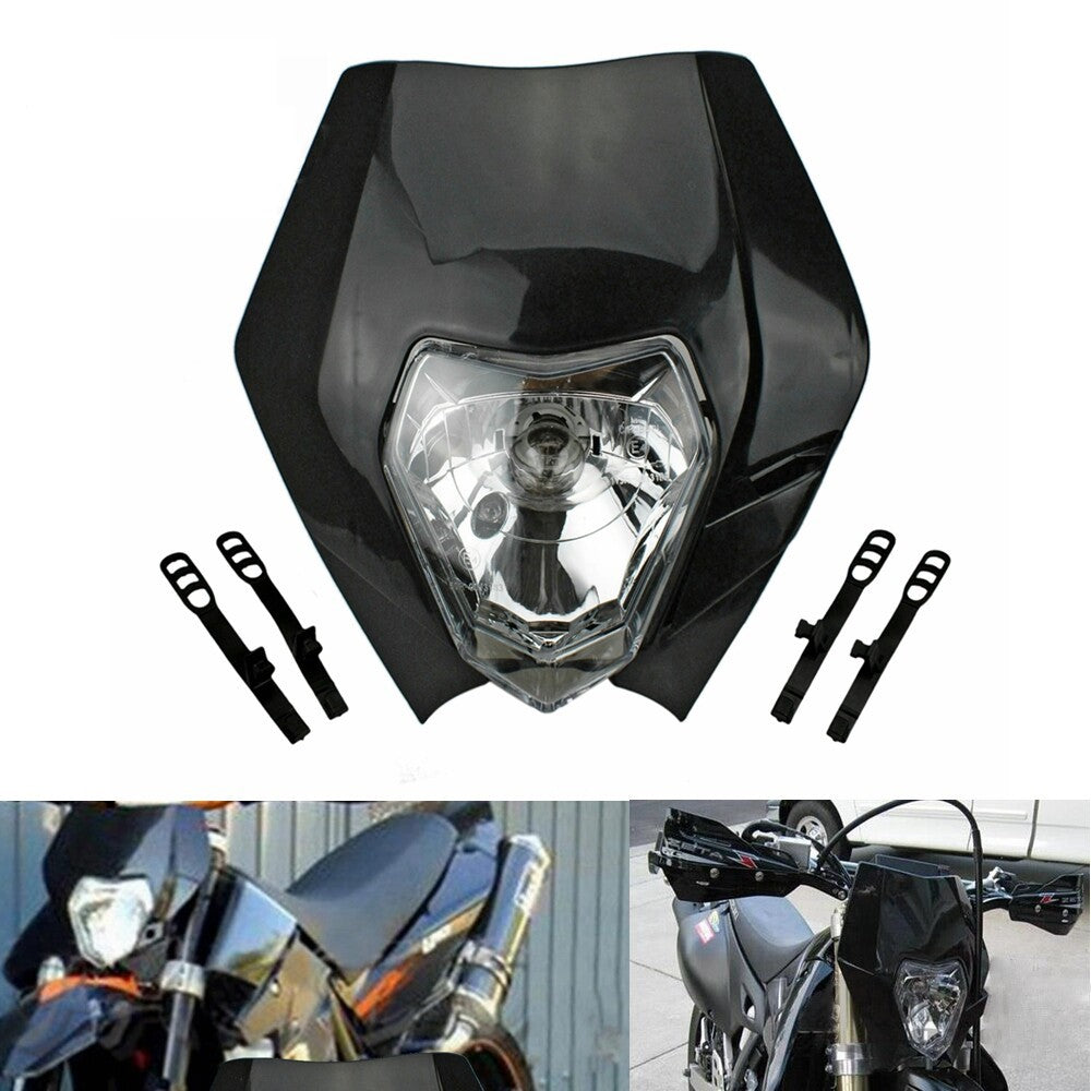 Motocross Front Headlight For 82-23 KTM 125 150 250 300 350 400 450 500 530 690