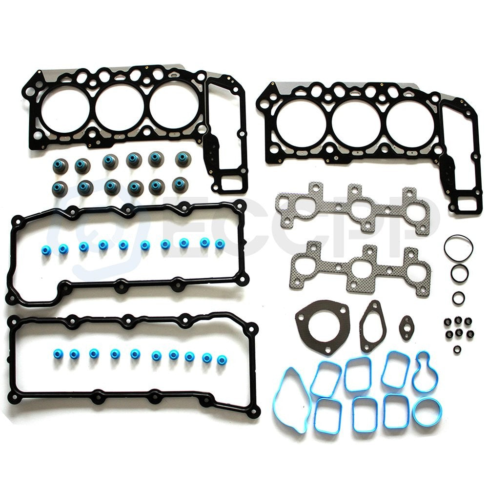Fits Jeep Liberty 2002 2003 3.7L 226CID V6 SOHC Full Gasket Set Timing Chain Kit 6B93BC-57