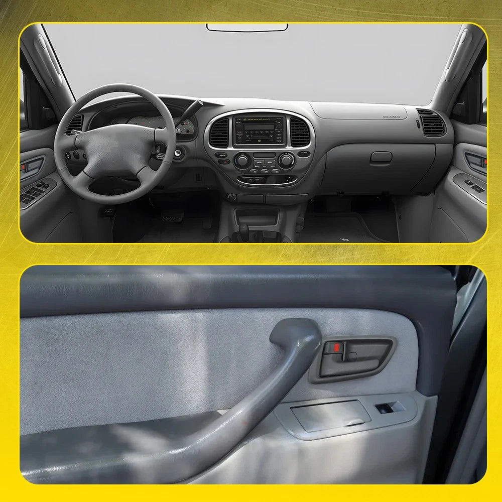 4x Door Handle Interior Gray For 2004-2006 Toyota Tundra Pickup Crew Cab ONLY EA 6B93BC-57