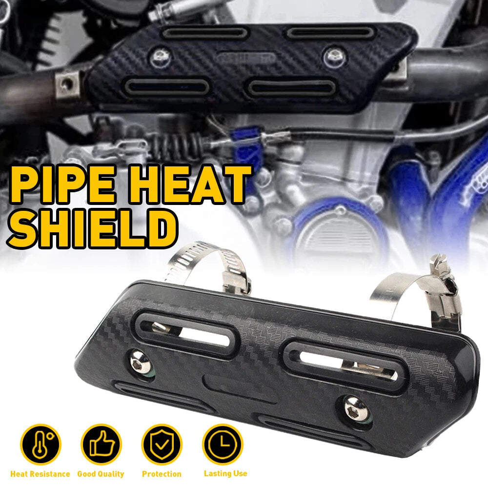 Exhaust Muffler Pipe Heat Cover Heel Shield Guard Protector For Honda Kawasaki 6B93BC-57
