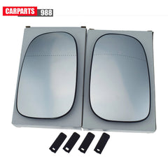 Pair LH RH Mirror Glass Heated with Backing Plate for Volvo C30 C70 S40 S60 S80 6B93BC-57