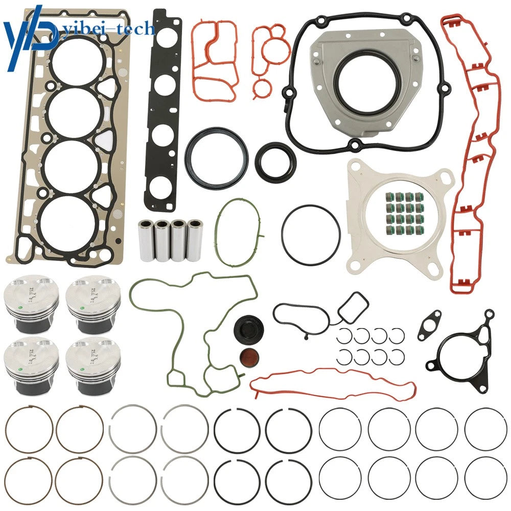 2.0T Engine Overhaul Rebuild Kit W/ Piston & Ring For VW Golf Audi A3 A4 A5 Q5 6B93BC-57