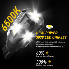 AUXITO 912 921 T15 LED Backup Reverse Light Error Free 6500K White 4000LM B AUXITO