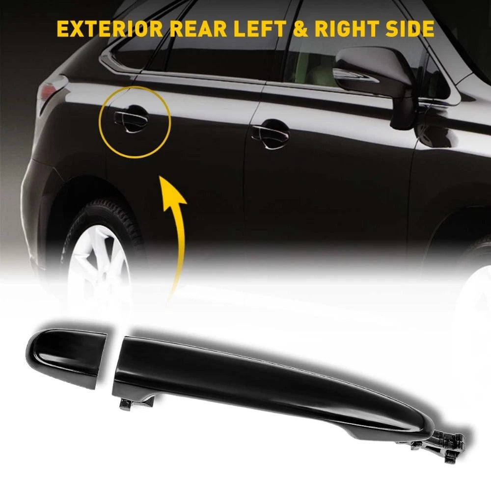 Exterior Door Handle For 2007-2011 Toyota Camry Rear Left or Right Outer Black A 6B93BC-57