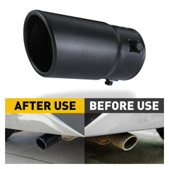 Universal Car Muffler Tip Exhaust Pipe Stainless Steel FOR 1.55 - 2.7finch EOA 6B93BC-57