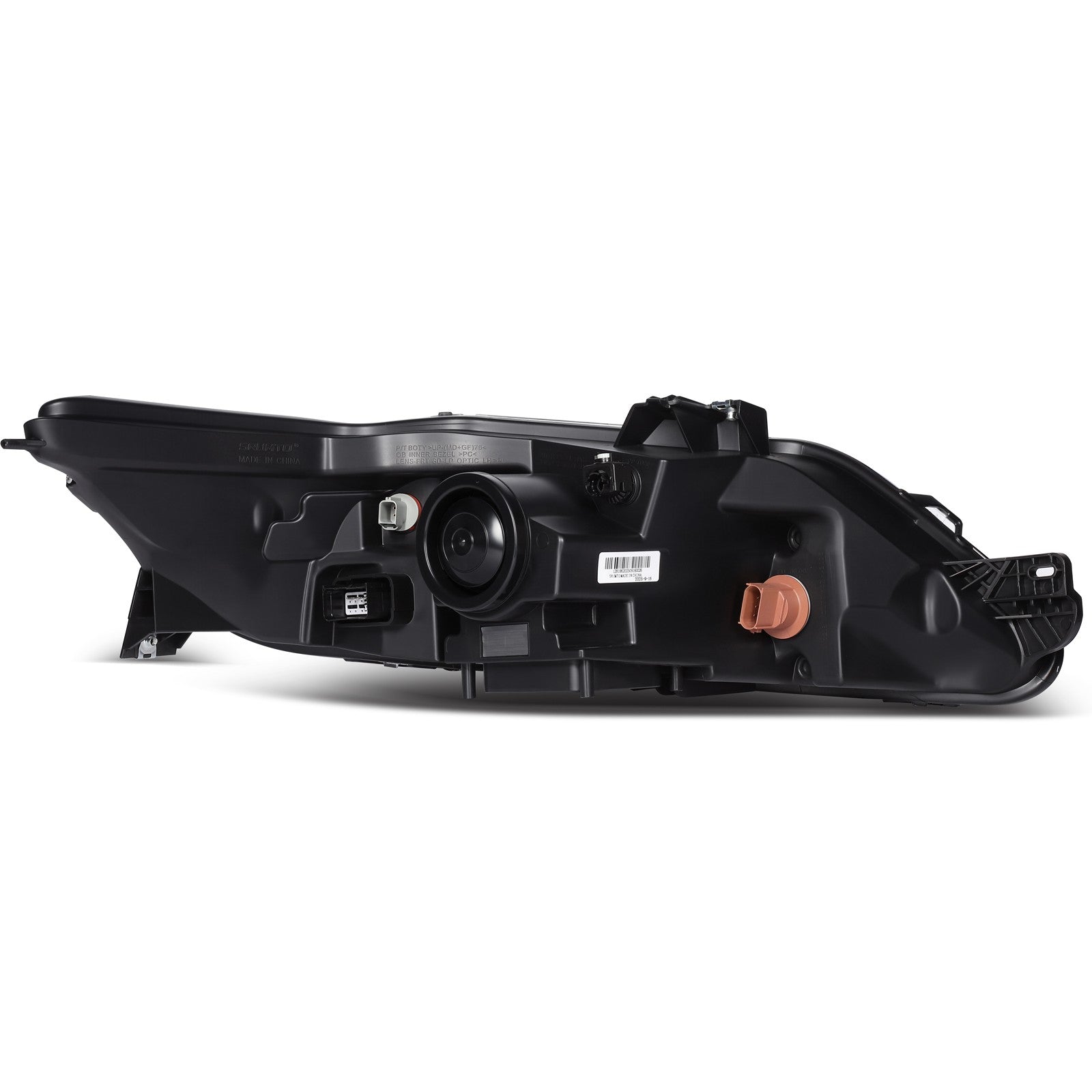 Pair Set Headlight Assembly For 2010-2012 Ford Taurus 3.5L Black w/Projector KOEEP