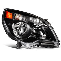 Pair Kit Halogen Headlights Assembly For 2010-2015 Chevrolet Equinox Black Amber 6B93BC-57