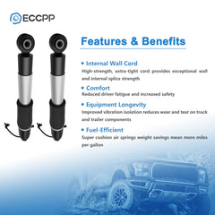 Pair Rear Air Shock Absorbers For Escalade GMC Yukon Chevrolet Tahoe 84176675