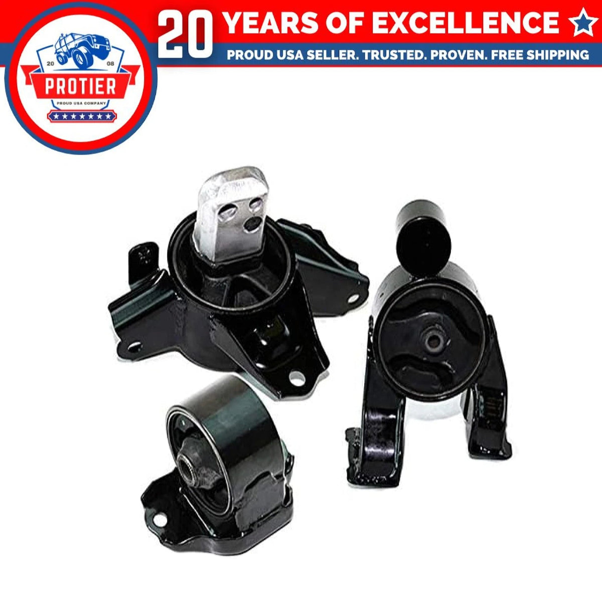 Fits 2010-2013 Kia Forte/Koupe/Forte5 2.0L 2.4L AUTO Motor & Trans Mount 3pcs : 6B93BC-57