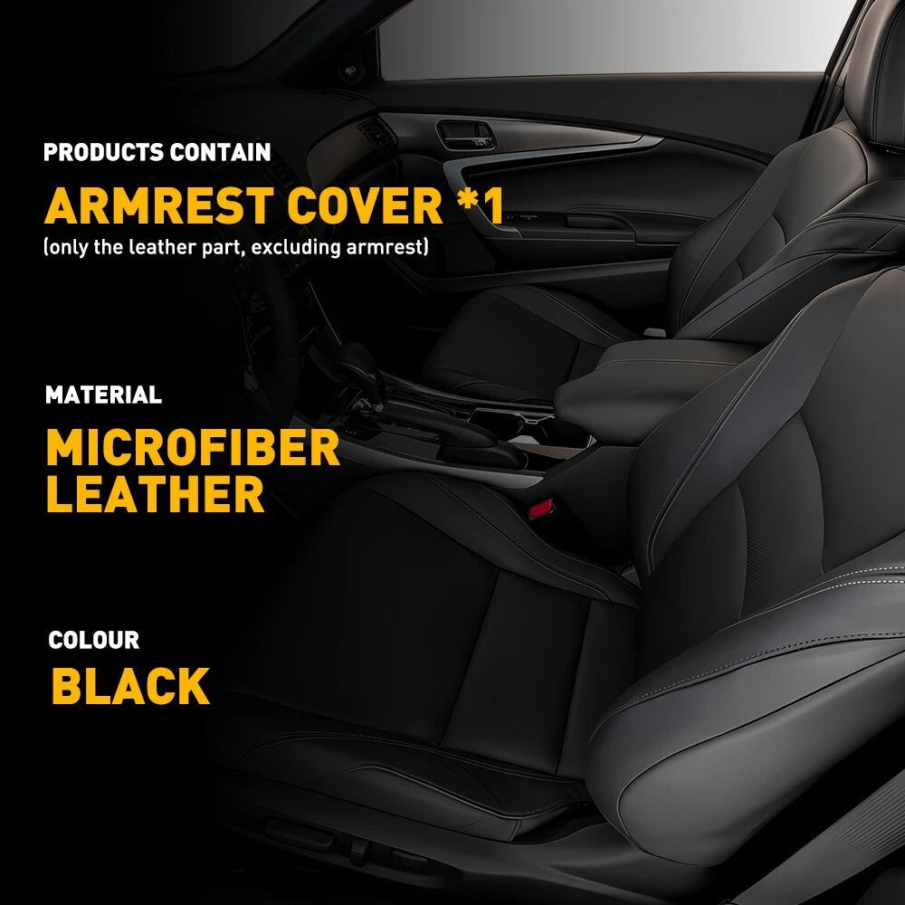 For 2013-2017 Honda Accord Center Console Arm Rest Armrest Lid Cover Black EOA 6B93BC-57