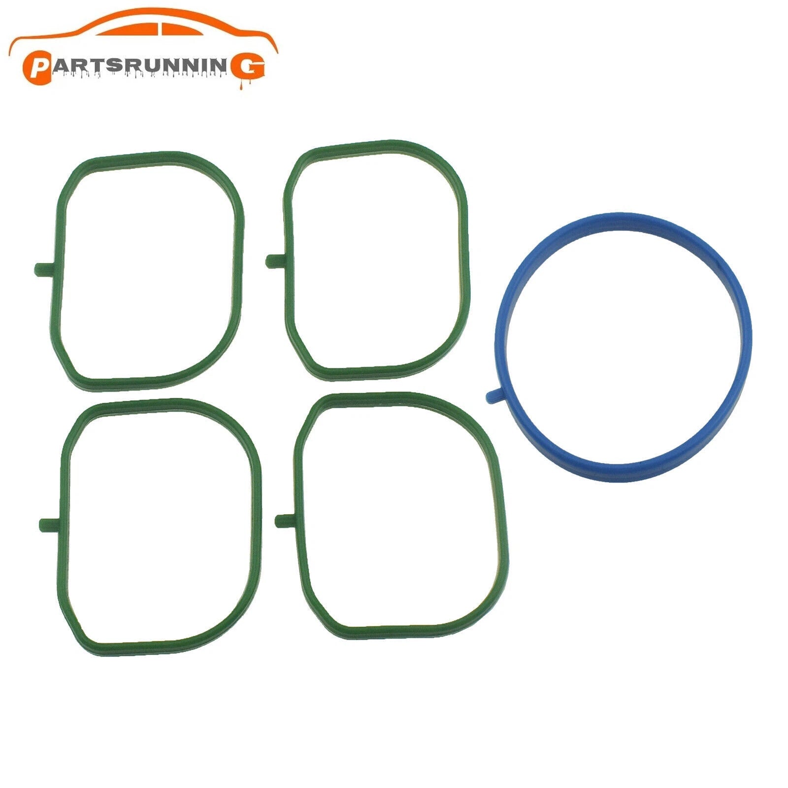 4PCS Intake Manifold Gasket W/ Valve Gasket Set For Mazda 3 5 6 2.0 2.3 GG GH 6B93BC-57