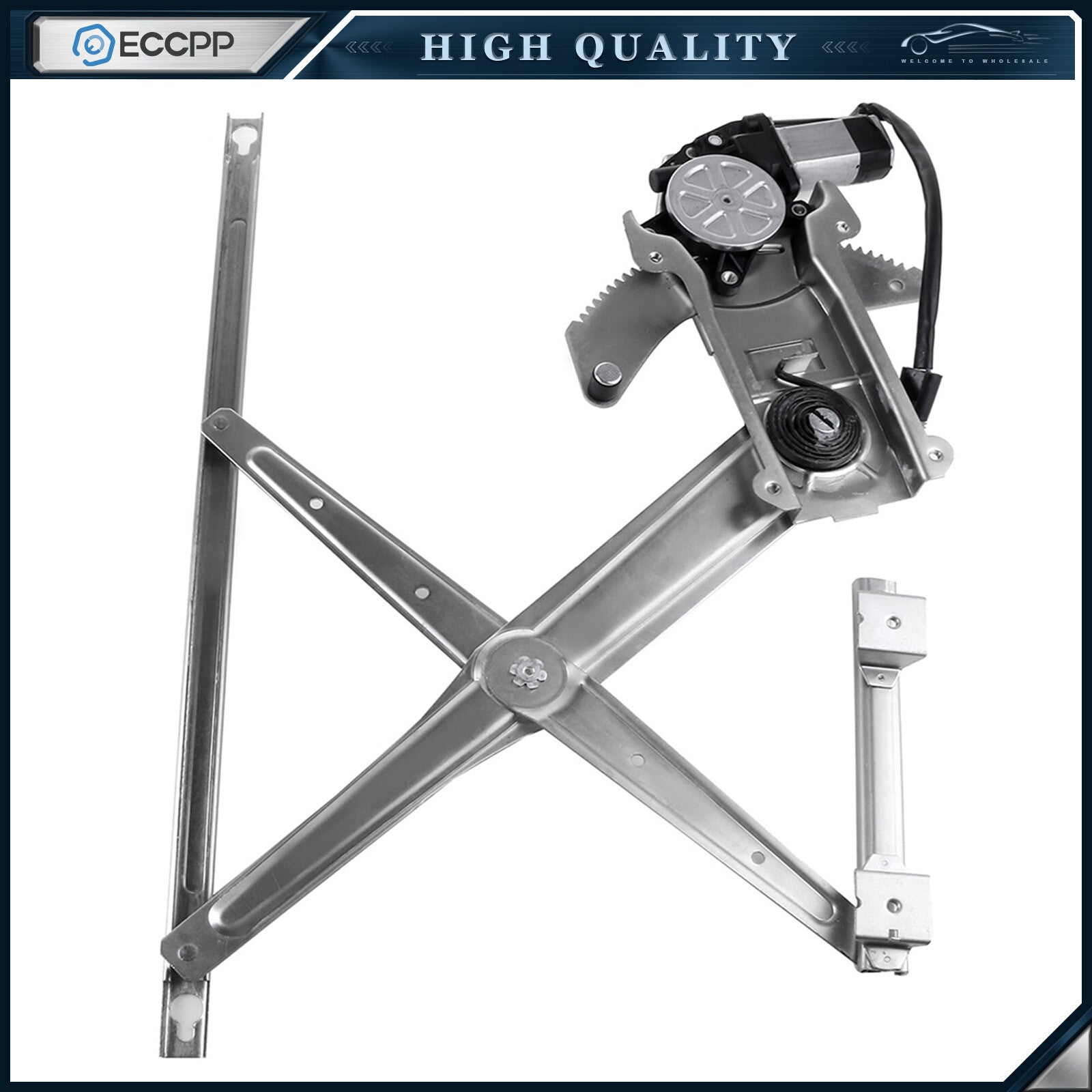 For 1994-02 Dodge Ram 2500 Truck Front Right Power Window Regulator With Motor 6B93BC-57