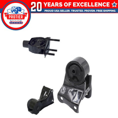 Engine Motor Mount 3PCS Set Compatible for 1999-2002 Nissan Quest 3.3L 6B93BC-57