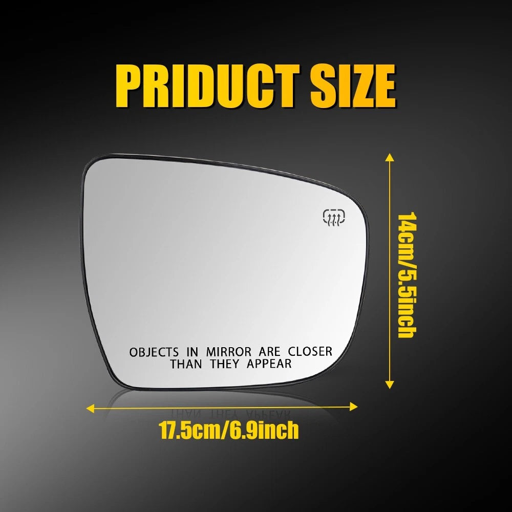 Passenger Side Power Heated Mirror Glass For 15-22 Nissan Murano NI1325120 EOA 6B93BC-57