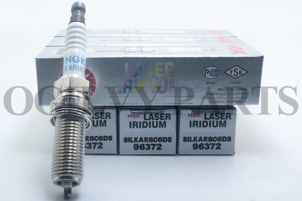 6PC NGK 96372 SILKAR8C6DS Laser Iridium high-performance Spark Plugs