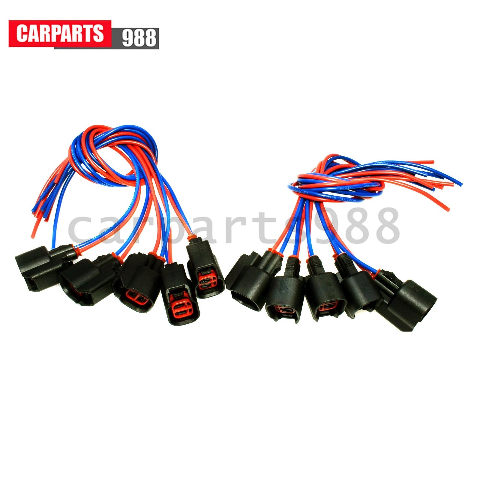10Pcs Fuel Injector Harness Connector for 1P1344 PT2160 WPT-1051 S-824 88988313 6B93BC-57