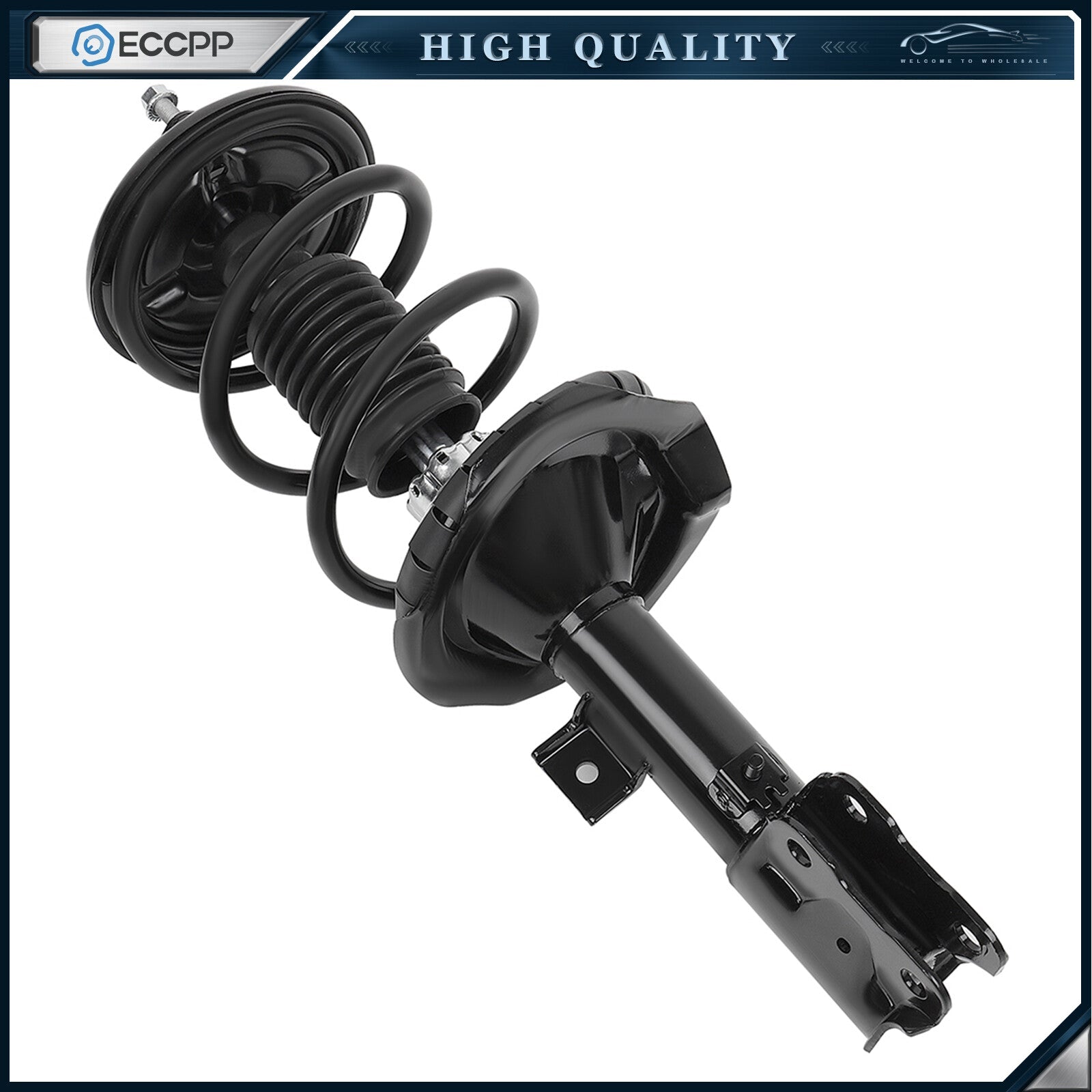 For 2008-2010 Mitsubishi GTS Lancer Complete Struts Shock Coil Spring Assembly MITSUBISHI