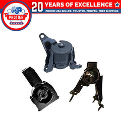 Fits 2005-2010 Scion TC 2.4L Engine Motor Mount Set 3PCS : A62033, A62037HY, 6B93BC-57