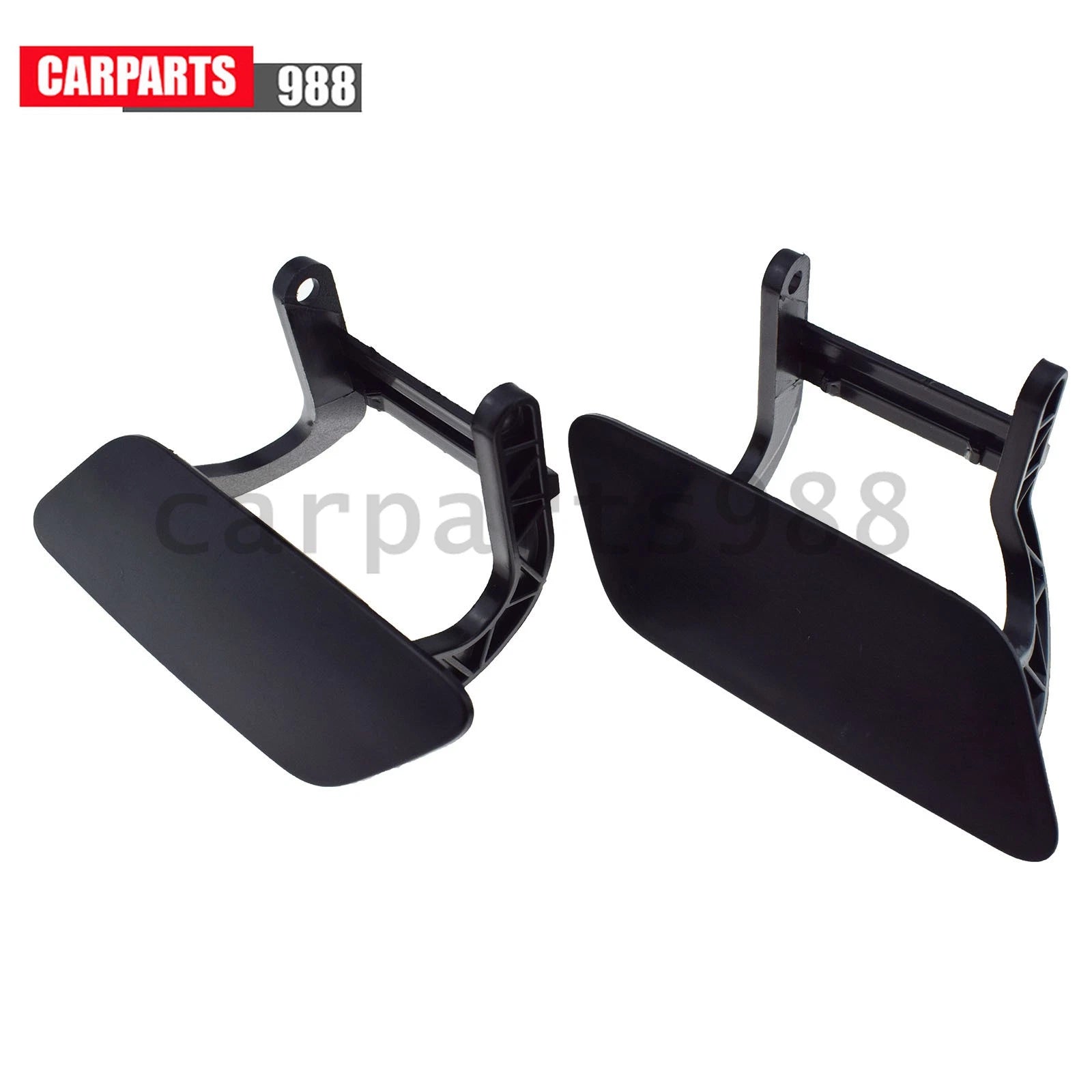 For Audi A3 2008-2014 Front Left Right Bumper Headlight Washer Nozzle Cover 2Pcs 6B93BC-57
