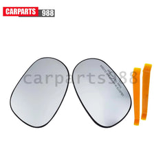 2Pcs Left Right Side Rearview Heated Mirror Glass For 2008-2022 Dodge Challenger 6B93BC-57