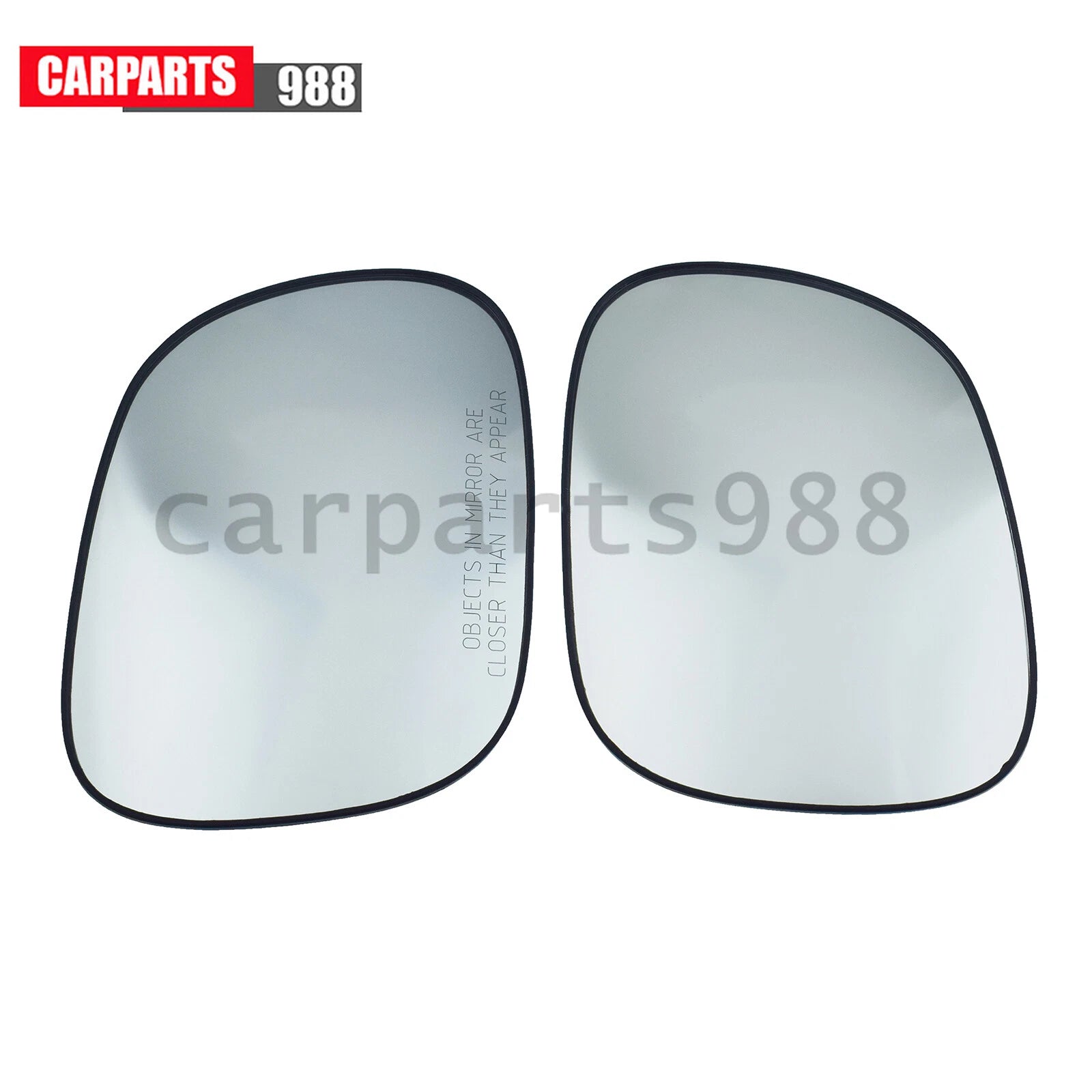 Left Right Rearview Mirror Glass Non-Heated for 2014-2019 KIA Soul w/ Backing 6B93BC-57