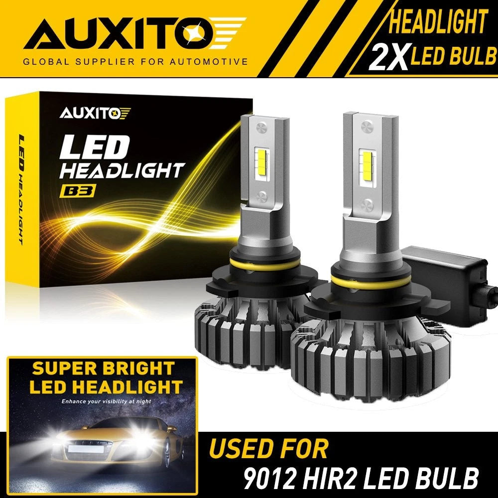 AUXITO 9012 HIR2 LED Headlight Bulb Low Beam 6500K for Toyota C-HR 2018-2019 EOA AUXITO