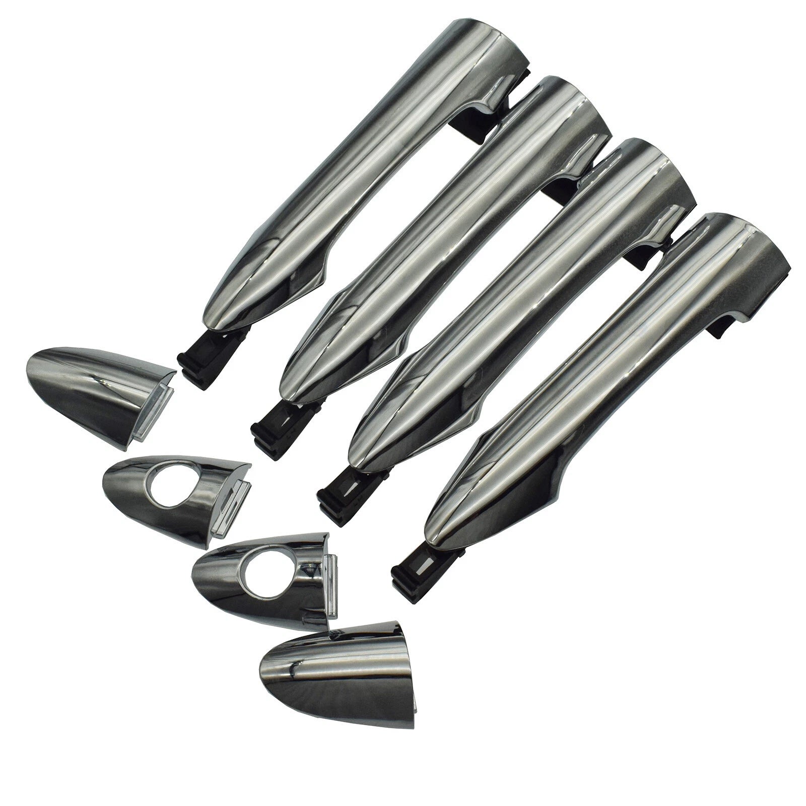 4x Chrome Exterior Door Handle Front & Rear For kia picanto 2011 12 13 14 15 16 6B93BC-57