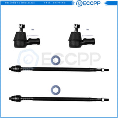 Front Steering Inner & Outer Tie Rod End Suspension For 2003-2011 Honda Element