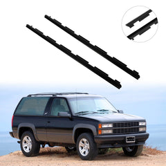 For 1992-1994 Chevrolet Blazer Pair Front Door Window Seal Belt Molding 6B93BC-57