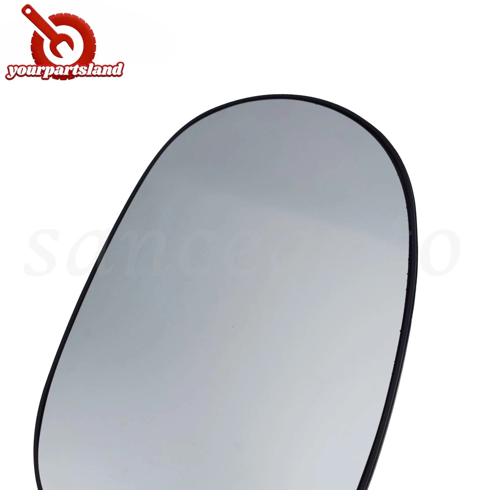 Left Heated Mirror Glass Rearview Mirror Lens for Dodge Challenger 2008-2022 6B93BC-57