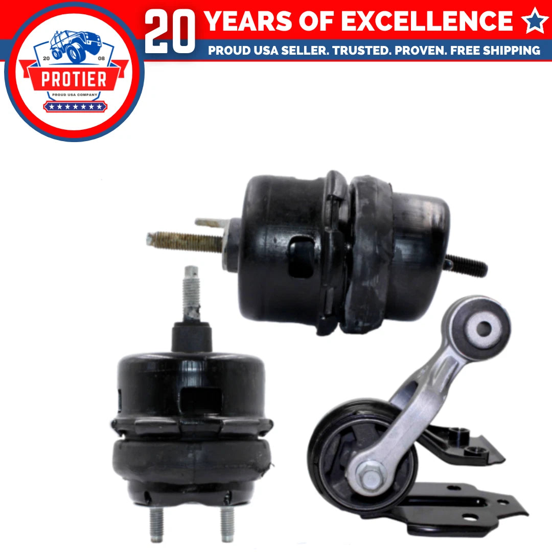 Engine & Torque Strut Mount 3PCS Fits 12-16 Chevrolet Impala,Impala Limited 3.6L 6B93BC-57
