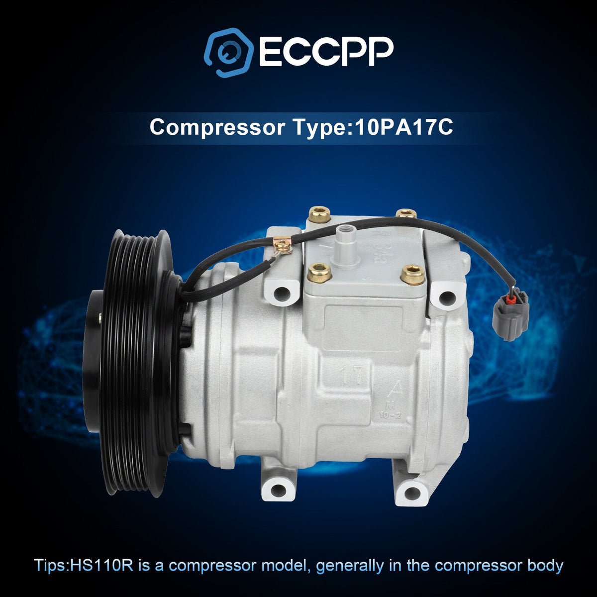 AC Compressor For Honda Accord 94-97 2.2L Acura TL 1995-1998 38810P1E003 6B93BC-57