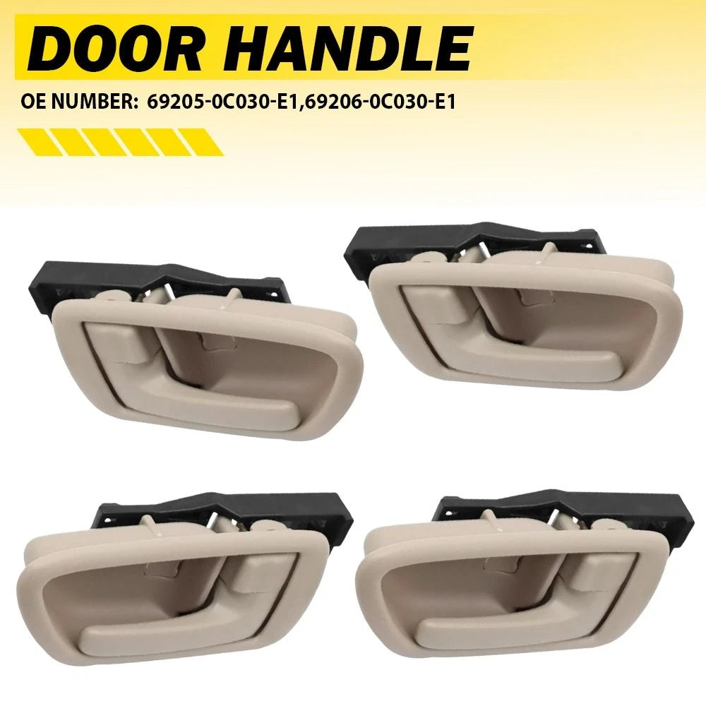 4x Interior Door Handles For 2004-06 Toyota Tundra Pickup Crew Cab Only Beige EA 6B93BC-57