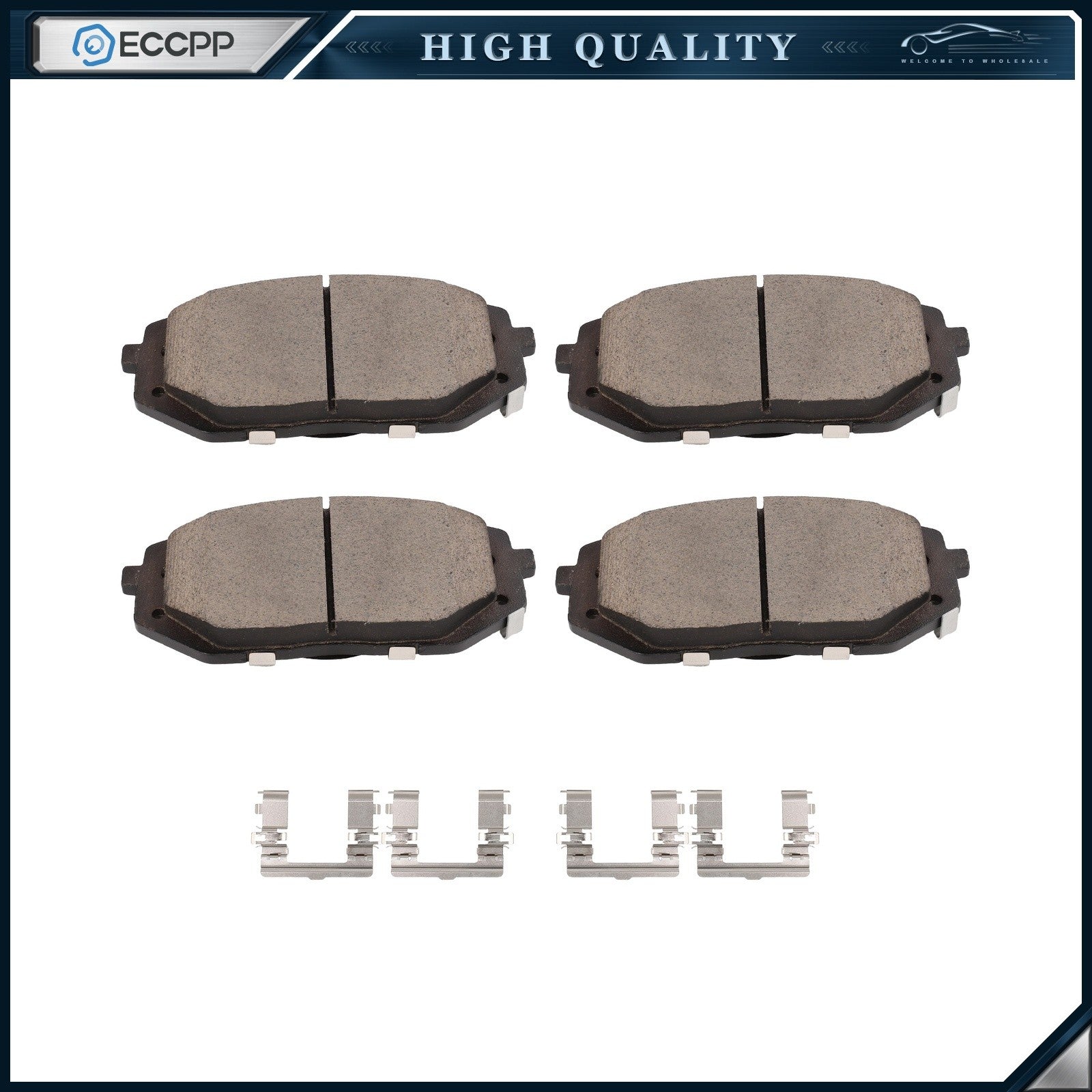 Front Ceramic Brake Pad Set For Hyundai Tucson Sonata Kia Sportage 2023 6B93BC-57