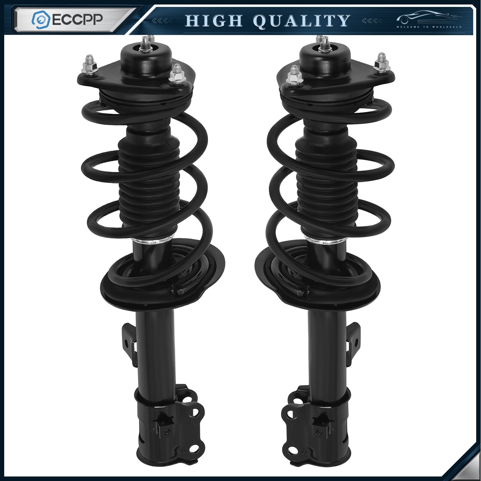 Fits Hyundai Tucson 2010-2013 Front Complete Shocks / Struts Coil Spring & Mount 6B93BC-57