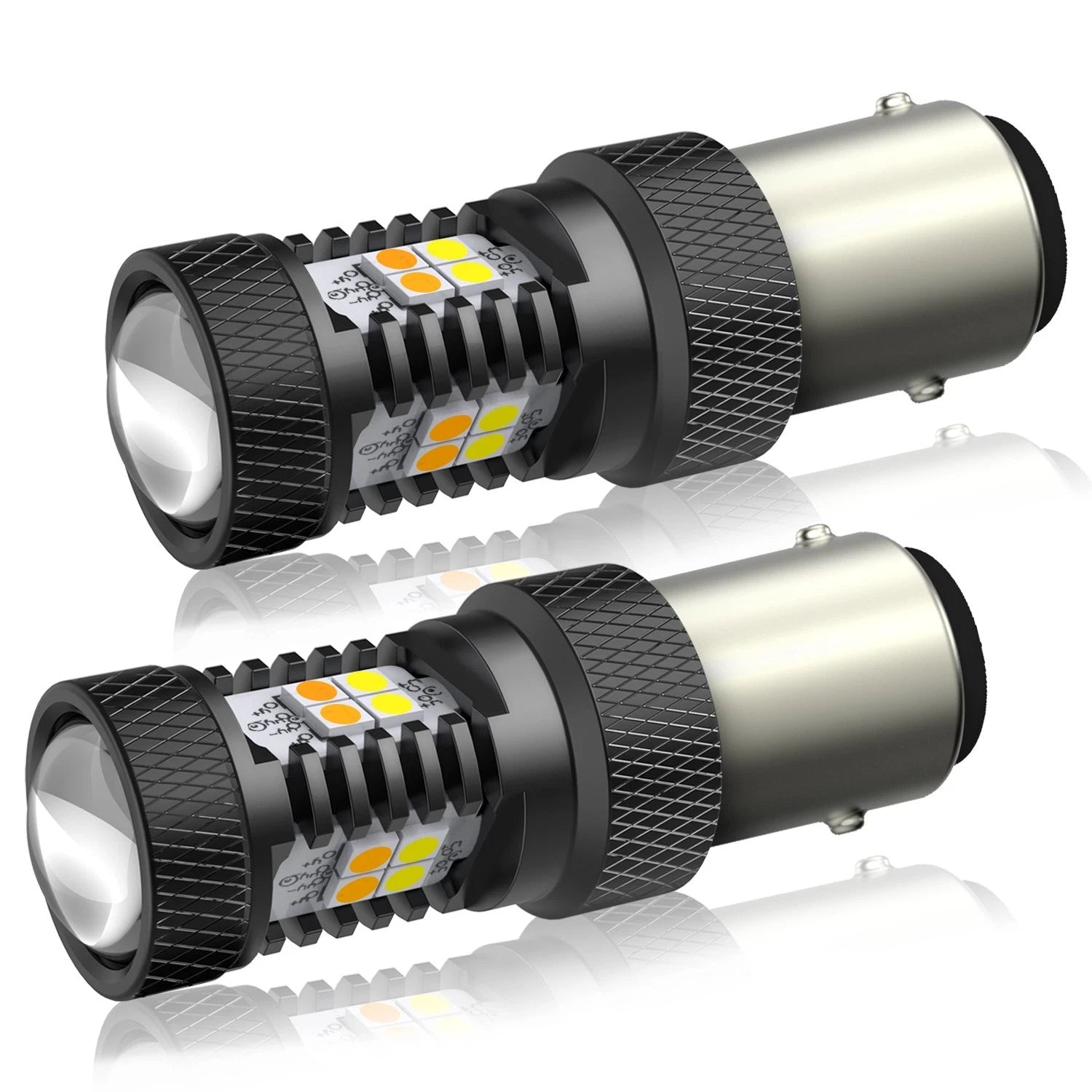 1157 LED Turn Signal Light DRL Switchback Amber White Anti Hyper flash CANbus EH 6B93BC-57