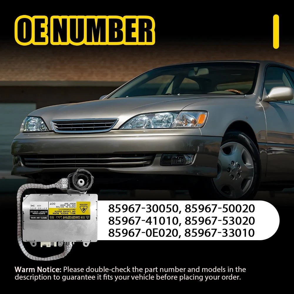 For 05-07 Toyota Avalon/04-10 Sienna Xenon HID Headlight Ballast Igniter Bulb EA 6B93BC-57