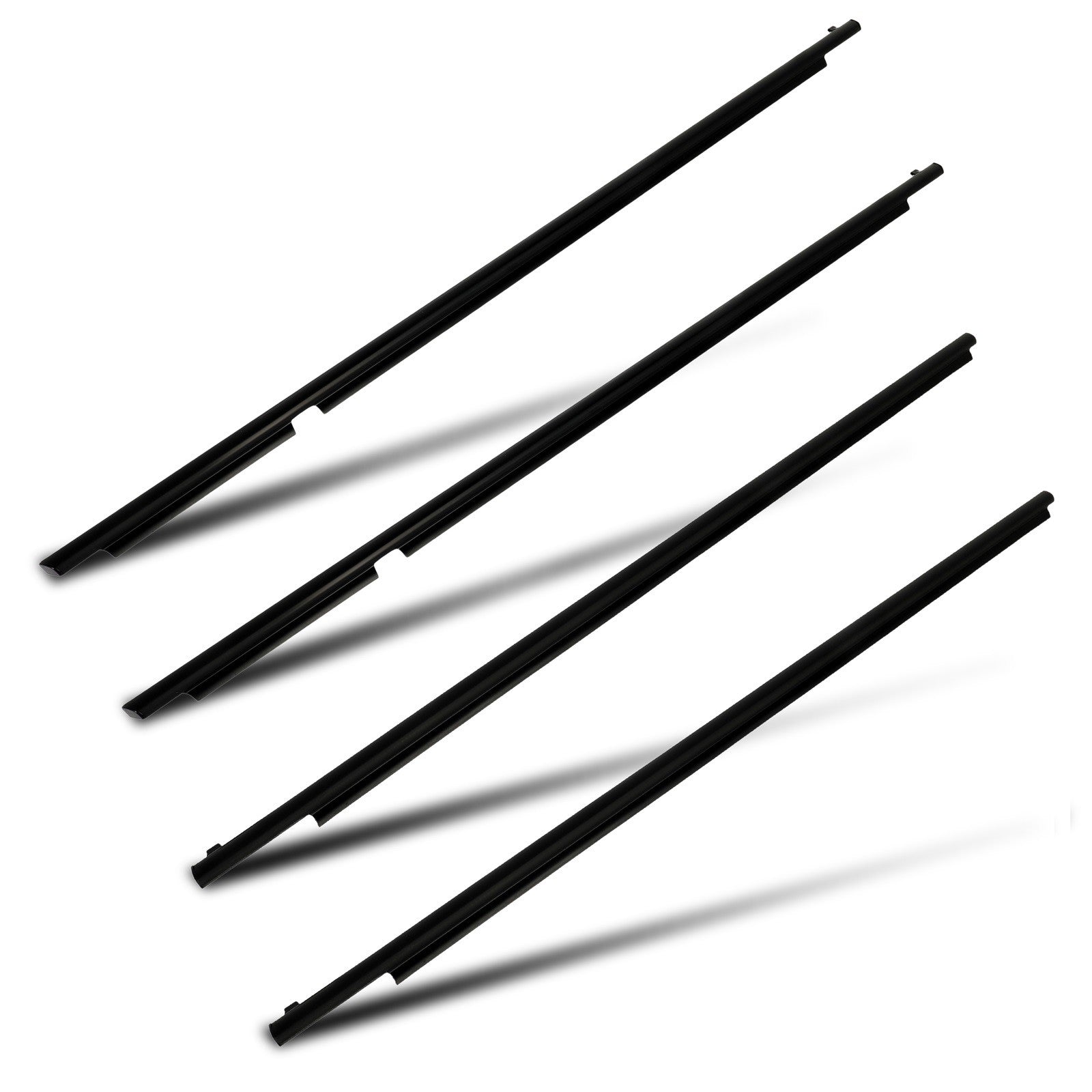 For 2006-2008 Toyota Rav4 Front & Rear Door Window Seal Belt Molding 6B93BC-57